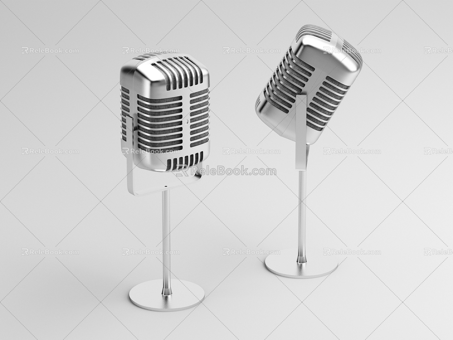 Modern Microphone Mike Microphone 3d model