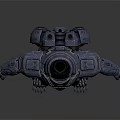 Futuristic Sci Fi Mechanical Armor Warrior Character With Full Body Armored Design And Helmet