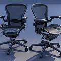 Ergonomic Black Mesh Office Chair with Adjustable Armrests and Swivel Wheels