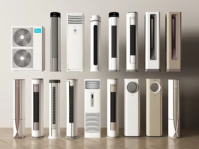 Modern Air Conditioning Vertical Air Conditioning Air Conditioning External Air Conditioning Cabinet Machine 3d model