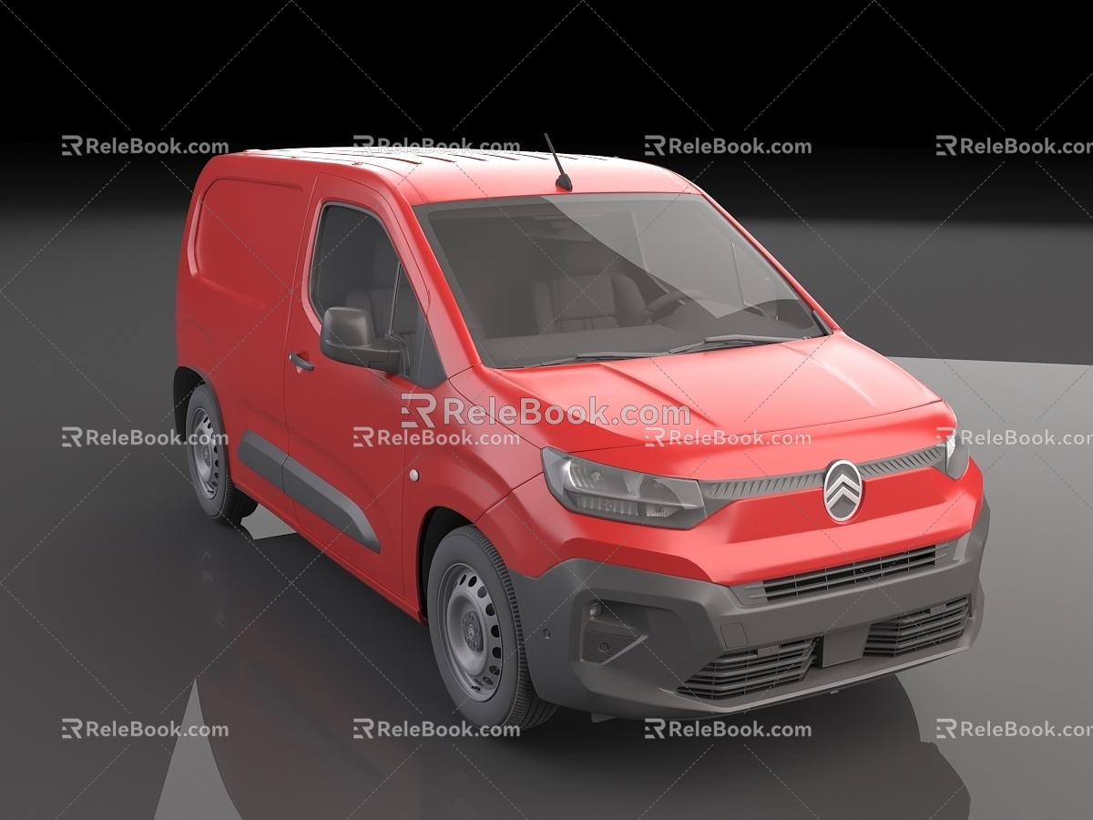 Citroen jumpy van van 2017 3d model