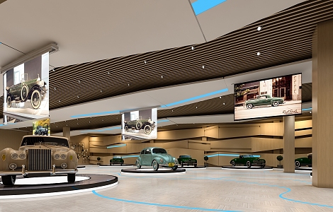 Hyundai Auto Show Car Showroom New Energy Car Showroom Technology Car Showroom 3d model