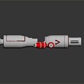 sci-fi syringe sci-fi medical equipment needle syringe medical syringe medical article medical equipment 3d model