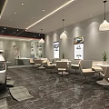 Luxury Car Showroom Featuring Mercedes Sedan And White Sports Car