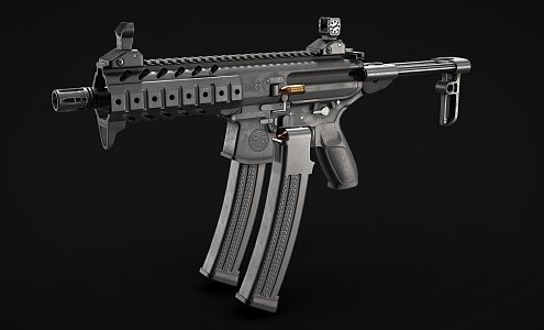 Sigsauer MCX Carbine Rifle Firearms Automatic Rifle Submachine Gun 3d model