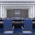 modern command center emergency command center 3d model