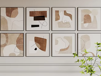Decorative Hanging Painting 3d model