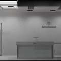 Modern Clothing Store Interior With Open Layout And Hanging Clothes