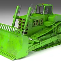 Bulldozer engineering vehicle mining vehicle Transformers 3d model