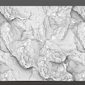 White Rock Texture Wall Design With Natural Surface For Modern Interiors 3d model