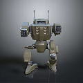 Robot Assistant Small Robot Butler Robot Butler Figure Game Figure 3d model