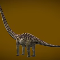 Mamen Creek Dinosaur Herbivorous Dinosaur Emei Dinosaur Cretaceous Jurassic Long Neck Dragon Low Face Number Low Model Simple Model Game Movie and TV Level Super Realistic 3d model