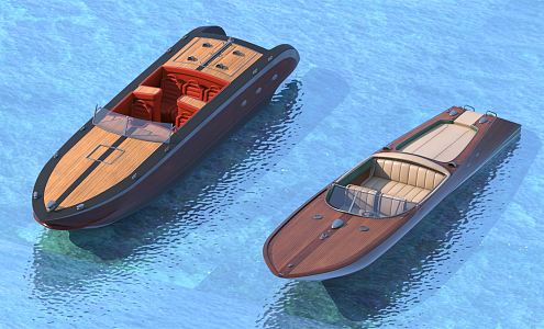 Modern Speedboat 3d model