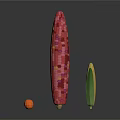 Fresh Colorful Corn Small Orange Tomato And Green Vegetable Healthy Snacks