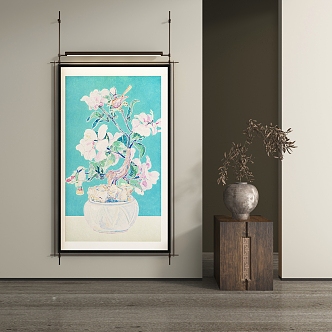 New Chinese Decorative Painting 3d model