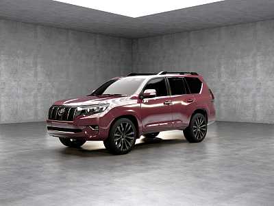 Toyota Prado SUV 3d model