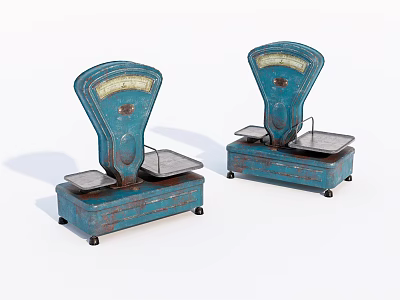 Old metal called old objects 3d model