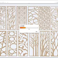 Stylish Wooden Room Dividers With Intricate Laser Cut Patterns And Designs