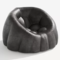 Modern Single Sofa Lazy Sofa 3d model