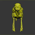 3D Animal Anatomy Model Showing Internal Organs Skeleton Structure And Fur Details
