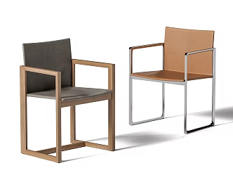 CASSINA eve modern single chair armchair dining chair 3d model