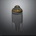 Decorative Ancient Weapon Helmet Featuring Gold Silver Dome Top Mesh Pendant And Spikes
