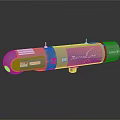 Detailed ReconAce 850 9 Missile Structure With External Markings And Technical Components