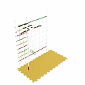 Outdoor Sports Equipment With Climbing Net Horizontal Bars Rings And Yellow Mat