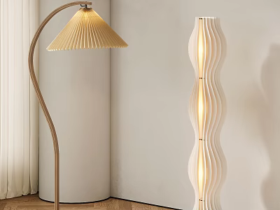 Modern Floor Lamps With Different Stylish Designs 3d model