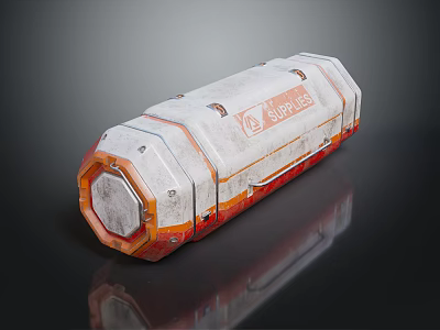 Supply-05 Spacecraft Module Metallic Structure Design For Space Exploration Mission 3d model