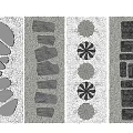Various Stepping Stones Path Designs With Natural Stone Shapes And Pebble Surrounds For Garden