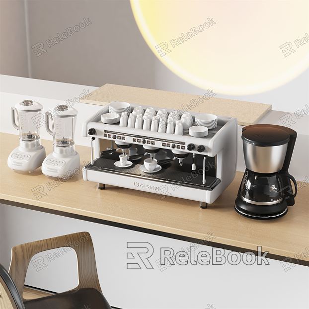 Modern coffee machine model