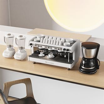 Modern coffee machine 3d model