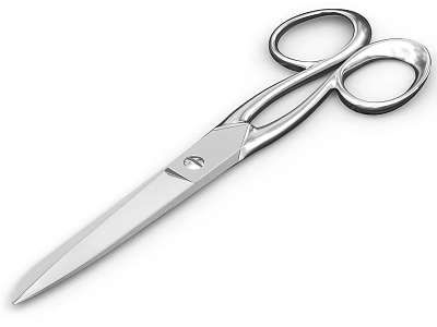 Hardware Tools Stainless Steel Scissors With Sharp Blade And Ergonomic Handles 3d model
