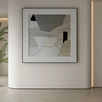 modern decorative painting 3d model