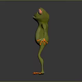 Frog Poison Frog Game Frog Reptile Cold Blooded Animal Reptile 3d model