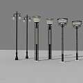 Outdoor Lights With Various Designs And Stylish Lamp Posts For Garden Street Spaces