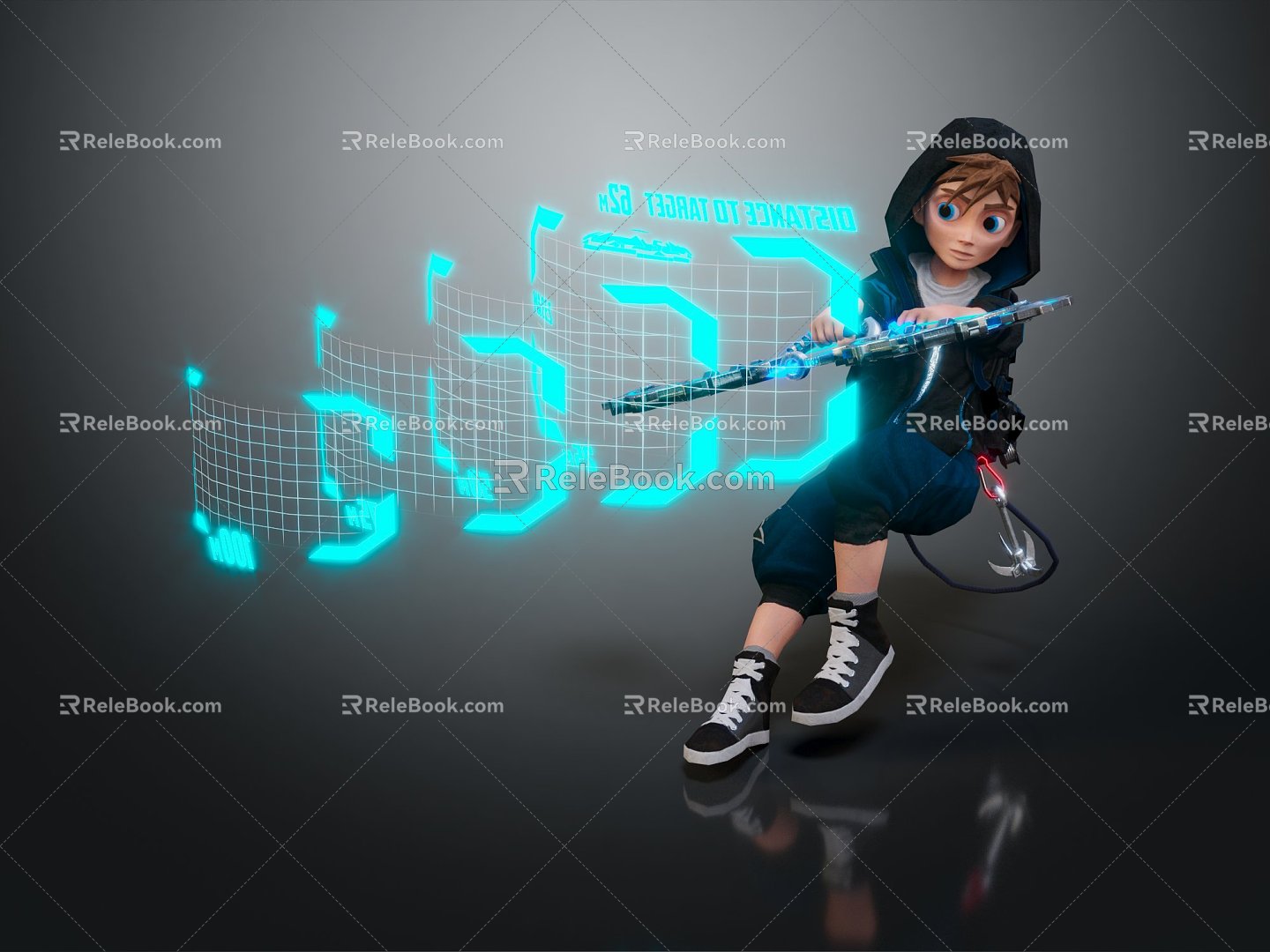 Modern Game Character Cartoon Boy Anime Boy Anime Junior 3d model