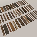 Wood Board Old Board Old Wood Pile Timber Pile Old Wood 3d model