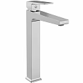 Modern Polished Stainless Steel Faucet With Sleek Tall Design For Contemporary Use