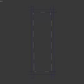 Tech Exhibition Hall Long Wooden Display Cabinet With Green Countertop And Modern Design