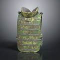 Camouflage Tactical Vest With Multiple Pockets And Adjustable Straps For Outdoor Activities