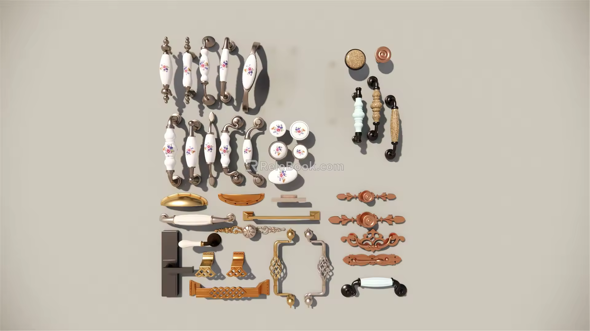 Handle handle combination handle 3d model
