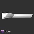 White Decorative Cornice Molding Architectural Building Component For Interior Design