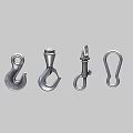Durable Industrial Hardware Metal Hooks Rings Quick Links D Rings And Springs