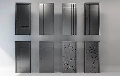 Modern Door 3d model