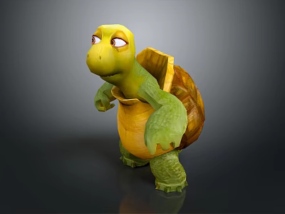 Modern turtle cartoon toy 3d model Modern turtle cartoon toy 3d model
