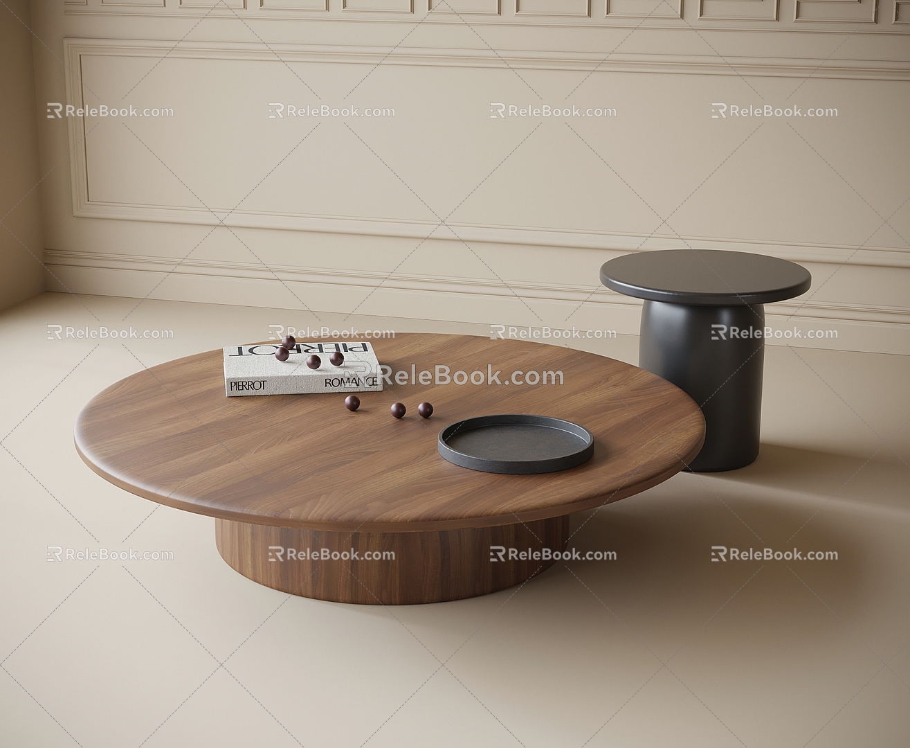 Modern coffee table 3d model