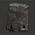 Authentic Natural Stone Piece With Rough Texture Ideal For Construction And Decoration