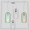 Modern Pendant Chandeliers with Green White and Amber Glass Cylindrical Shades in Interior Design